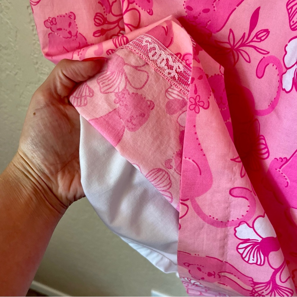Lilly Pulitzer Pink Panther Dress Y2K Size 4 - Picture 4 of 10